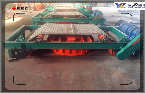 電磁自卸式除鐵器，陜西電磁自卸式除鐵器型號_陜西電磁自卸式除鐵器型號廠家配件_型號及工作視頻 